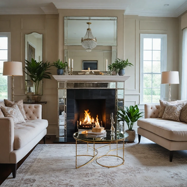 Enhance Your Home with a Mirrored Fireplace