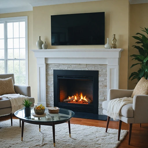 Enhance Your Home with a White Electric Fireplace and Mantel