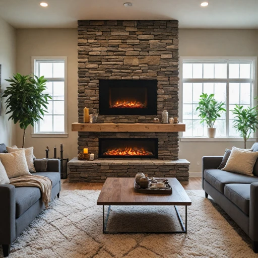 Enhance Your Home with a Rock Electric Fireplace