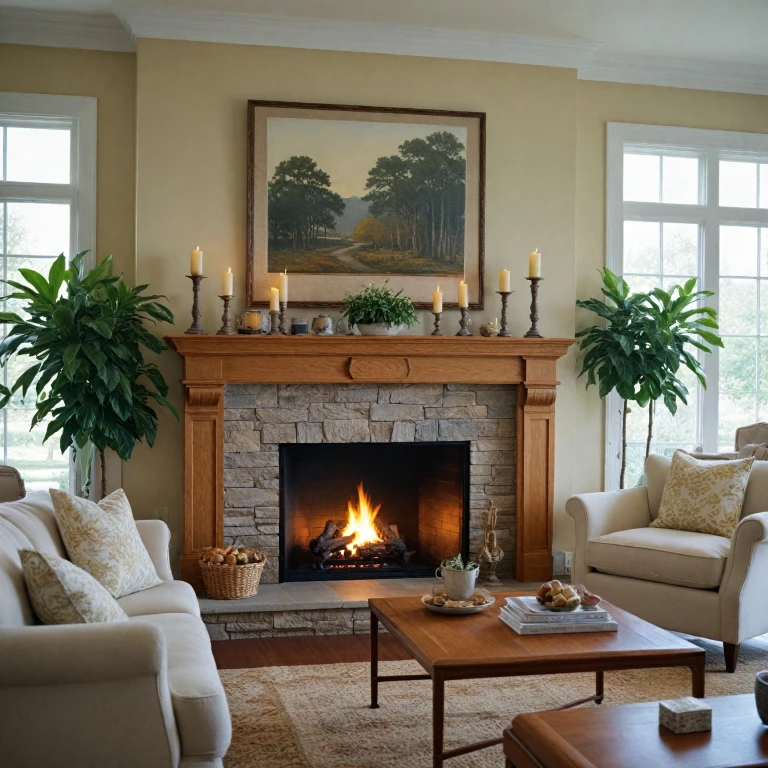 Enhance Your Home with a White Oak Fireplace Mantel