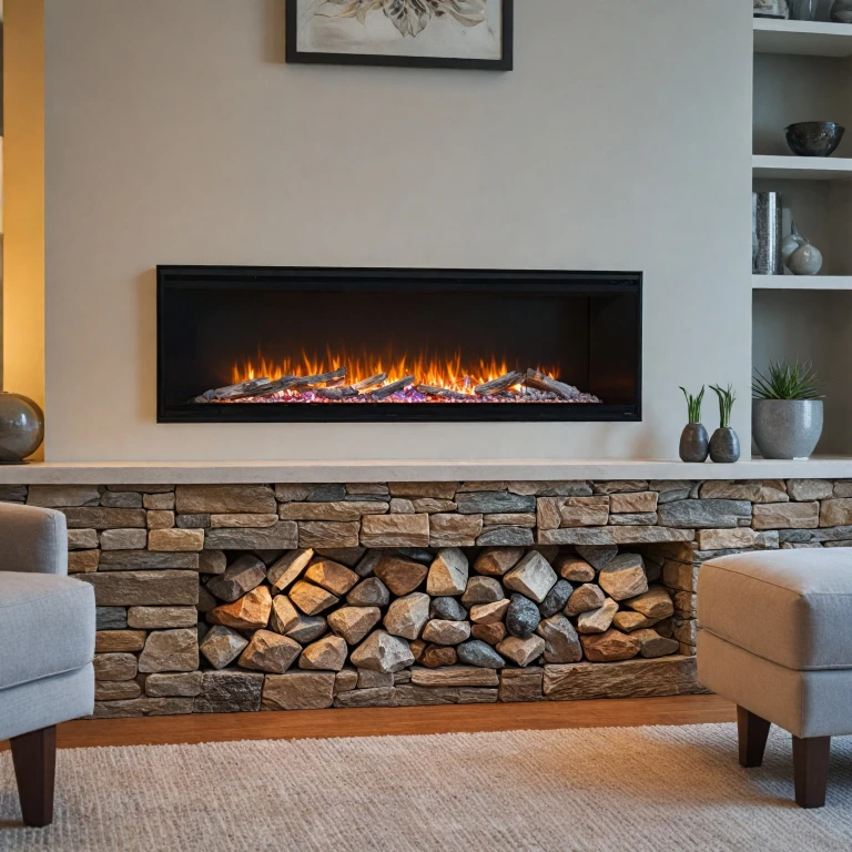 Enhancing Your Electric Fireplace with Decorative Rocks