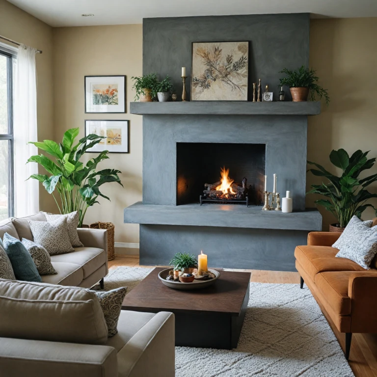 Enhancing Your Home with a Concrete Fireplace Mantel